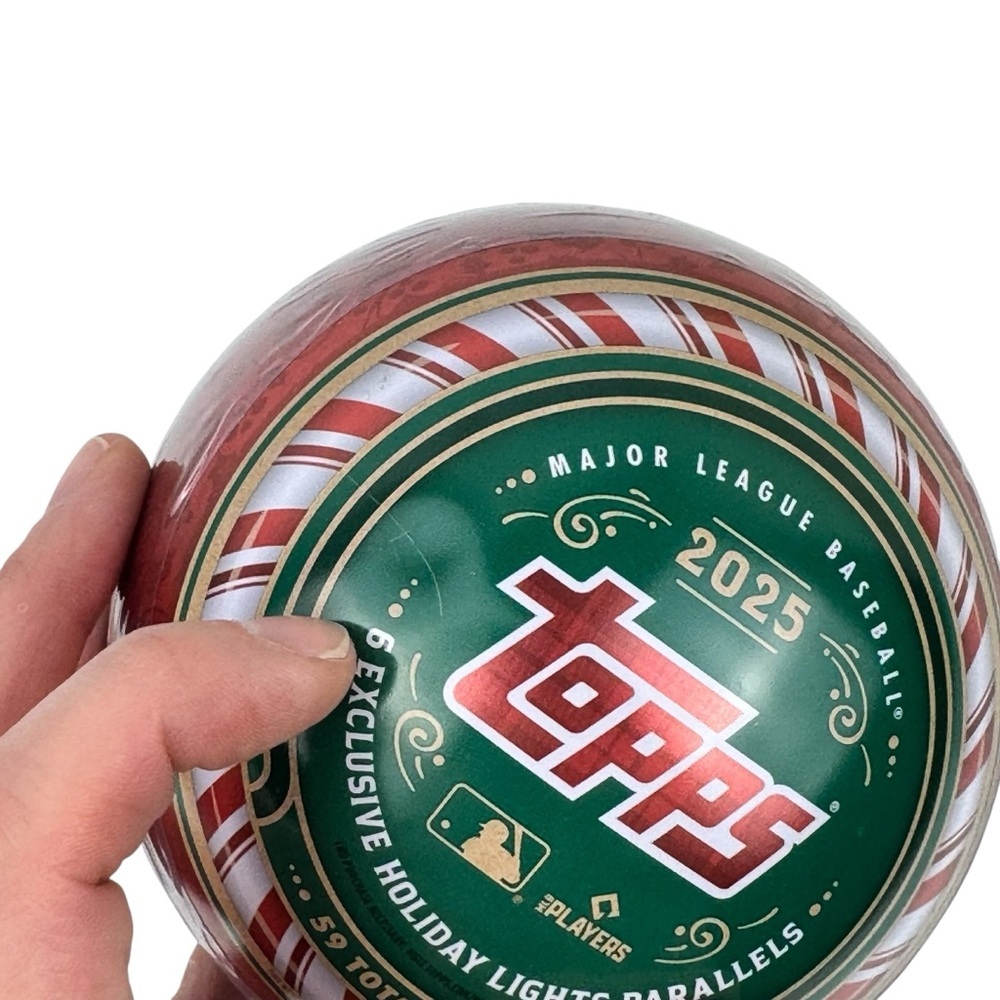 2025 Topps Holiday MLB Baseball Collector Tin Set NEW & SEALED - Picture 4 of 10